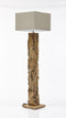 HSM Collection-Vloerlamp Vierkant-30x30x145-Naturel-Teak