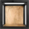 HSM Collection Wandbox Levels - 25x25 cm - mangohout/ijzer