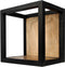 HSM Collection Wandbox Levels - 25x25 cm - mangohout/ijzer