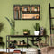 HSM Collection Wandbox Levels - 25x55 cm - mangohout/ijzer