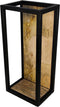 HSM Collection Wandbox Levels - 25x55 cm - mangohout/ijzer