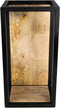 HSM Collection Wandbox Levels - 25x55 cm - mangohout/ijzer