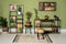 HSM Collection Wandbox Levels - 25x55 cm - mangohout/ijzer