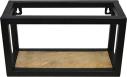HSM Collection Wandbox Levels - 35x20 cm - mangohout/ijzer