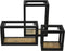 HSM Collection Wandbox Levels - 35x20 cm - mangohout/ijzer