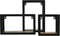 HSM Collection Wandbox Levels - 35x20 cm - mangohout/ijzer