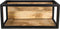 HSM Collection Wandbox Levels - 55x25 cm - mangohout/ijzer