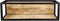 HSM Collection Wandbox Levels - 75x25 cm - mangohout/ijzer