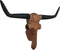 HSM Collection wanddecoratie Buffelkop - naturel/zwart - teak