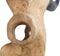 HSM Collection wanddecoratie Buffelkop - naturel/zwart - teak