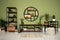 HSM Collection -Wanddecoratierek - ø100 cm - mangohout/metaal