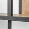 HSM Collection -Wanddecoratierek - ø100 cm - mangohout/metaal