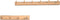 HSM Collection-Wandkapstok 6 Haken S/6-90x7x10-Naturel-Teak