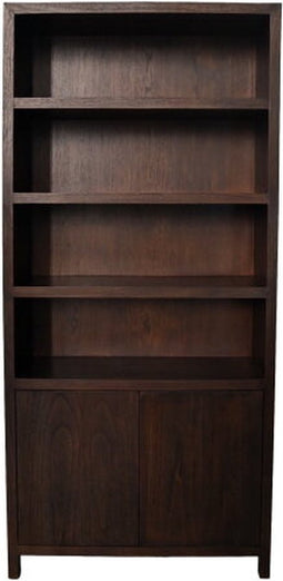 HSM Collection Wandkast Teak Fineer Bruin 4 Vakken