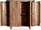 HSM Collection-Wandkast Tide 4 Deur-140x45x140-Bruin-Mango