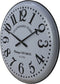 HSM Collection-Wandklok Romeins-62x6x62-Wit/Zwart-Metaal