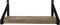 HSM Collection-Wandplank -50x25x20-Naturel/Zwart-Mango/Metaal