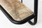HSM Collection Wandplank - 50x50 cm - mangohout/ijzer