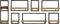HSM Collection Wandplank Levels - 25x70 cm - mangohout/ijzer