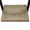 HSM Collection Wandplank Levels - 25x70 cm - mangohout/ijzer