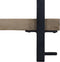 HSM Collection Wandplank Levels - 25x70 cm - mangohout/ijzer