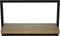 HSM Collection Wandplank Levels - 51x32 cm - mangohout/ijzer