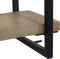 HSM Collection Wandplank Levels - 51x32 cm - mangohout/ijzer