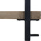 HSM Collection Wandplank Levels - 70x32 cm - mangohout/ijzer