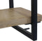 HSM Collection Wandplank Levels - 70x32 cm - mangohout/ijzer