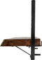 HSM Collection-Wandplank Levels Live Edge -56x22x32-Naturel/Zwart-Acacia/Metaal