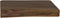 HSM Collection-Wandplank Live Edge -30x20x4-Naturel/Zwart-Acacia/Metaal