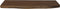 HSM Collection-Wandplank Live Edge -90x20x4-Naturel/Zwart-Acacia/Metaal