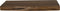 HSM Collection-Wandplank Live Edge -50x20x4-Naturel/Zwart-Acacia/Metaal