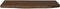 HSM Collection-Wandplank Live Edge -90x20x4-Naturel/Zwart-Acacia/Metaal