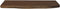 HSM Collection-Wandplank Live Edge -90x20x4-Naturel/Zwart-Acacia/Metaal