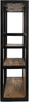 HSM Collection-Wandrek Levels -50x20x75-Naturel/Zwart-Mango/Metaal