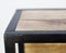 HSM Collection-Wandrek Levels -50x20x75-Naturel/Zwart-Mango/Metaal