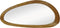HSM Collection-Wandspiegel organische vorm Tide-120x65x3-naturel-Teak