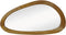 HSM Collection-Wandspiegel organische vorm-Tide-80x50x3-naturel-Teak