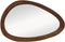 HSM Collection-Wandspiegel organische vorm-Tide-80x50x3-walnoot-Teak