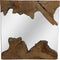 HSM Collection - Wandspiegel Rechthoek - 80x6x60 - Naturel - Teak Wortelhout