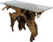 HSM Collection wandtafel root teak Blank - 120x40x70 cm