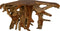 HSM Collection-Wandtafel Teak Root-120x40x70-Naturel-Teak
