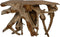HSM Collection-Wandtafel Teak Root Two Tone-100x40x75-Naturel-Teak