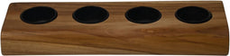 HSM Collection-Waxinelichthouder 4 Gaten-10x30x4-Naturel-Teak