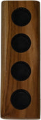 HSM Collection-Waxinelichthouder 4 Gaten S/8-10x30x4-Naturel-Teak