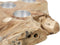 HSM Collection-Waxinelichthouder 4 Gaten-30x30x7-Naturel/Zilver-Teak/Metaal