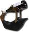 HSM Collection-Wijnfleshouder Duck-33x15x26-Zwart/Naturel-Bamboe/Teak