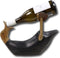 HSM Collection-Wijnfleshouder Duck-33x15x26-Zwart/Naturel-Bamboe/Teak