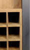 HSM Collection Wijnkast Atlanta - rustiek oud teak/metaal
